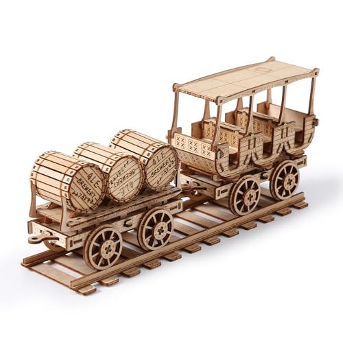 Hallisun 3D Holzpuzzle für Erwachsene, Weinfass LKW 3D Holzpuzzle Mechanischer Modellbausatz, DIY Weinfass LKW Bausatz, Vintage BAU Bastelset, DIY Weihnachtsgeburtstagsgeschenke, 278 Teile Hallisun 3D Holzpuzzle für Erwachsene, Weinfass LKW 3D Holzpuzzle Mechanischer Modellbausatz, DIY Weinfass LKW Bausatz, Vintage BAU Bastelset, DIY Weihnachtsgeburtstagsgeschenke, 278 Teile von Hallisun