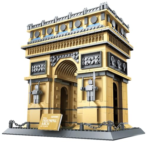 Hallisun Paris Arc De Triomphe Bausteine Set, Sammlung weltberühmter Wahrzeichen, Architekturmodellbausatz, Lernspielzeug für Kinder und Erwachsene, als Geschenk und Büro Heimdekoration, 1399 Teile Hallisun Paris Arc De Triomphe Bausteine Set, Sammlung weltberühmter Wahrzeichen, Architekturmodellbausatz, Lernspielzeug für Kinder und Erwachsene, als Geschenk und Büro Heimdekoration, 1399 Teile von Hallisun