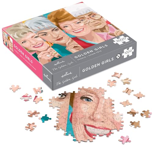 Hallmark The Golden Girls 1000 Teile Puzzle (Rose, Dorothy, Blanche, Sophia), Geschenk für Freundin, Mutter, Schwester von Hallmark