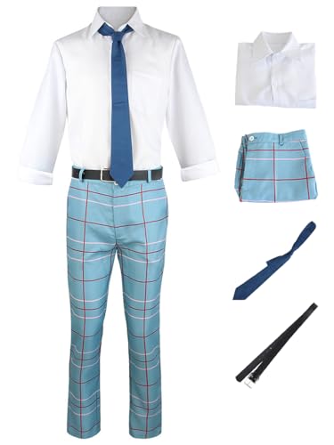 Hallojojo Anime My Dress-Up Darling Cosplay Kostüm für Herren und Damen Marin Kitagawa Gojo Wakana Verkleidung JK Schuluniform Weihnachten Halloween Karneval Party Fancy Kostüm Hallojojo Anime My Dress-Up Darling Cosplay Kostüm für Herren und Damen Marin Kitagawa Gojo Wakana Verkleidung JK Schuluniform Weihnachten Halloween Karneval Party Fancy Kostüm von Hallojojo