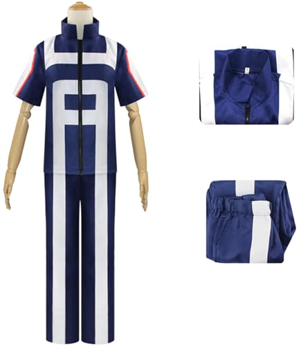 Hallojojo Anime My Hero Academy Kostüm Herren Cosplay Midoriya Izuku Todoroki Shoto Bakugou Katsuki Schuluniform Set Top und Hose für Fancy Dress Up Halloween Karneval Party Maskenball Verkleidung Hallojojo Anime My Hero Academy Kostüm Herren Cosplay Midoriya Izuku Todoroki Shoto Bakugou Katsuki Schuluniform Set Top und Hose für Fancy Dress Up Halloween Karneval Party Maskenball Verkleidung von Hallojojo