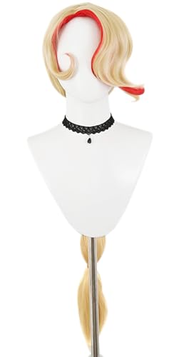 Hallojojo Charlie Cosplay Perücken Damen 90CM Gold Lang Glattes Haar Perücke Verkleidung Hölle Hotel Dämon Prinzessin Charlie Morningstar Kostümperücke Halloween Karneval Party Maskenball Zubehör Wig Hallojojo Charlie Cosplay Perücken Damen 90CM Gold Lang Glattes Haar Perücke Verkleidung Hölle Hotel Dämon Prinzessin Charlie Morningstar Kostümperücke Halloween Karneval Party Maskenball Zubehör Wig von Hallojojo
