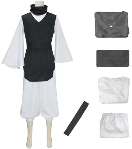 Hallojojo Choso Kostüm Herren Cosplay Anime Beschwörer Choso Uniform Set Weste Top Hose und Halstuch Gürtel für Fancy Dress Up Halloween Karneval Party Maskenball Verkleidung Hallojojo Choso Kostüm Herren Cosplay Anime Beschwörer Choso Uniform Set Weste Top Hose und Halstuch Gürtel für Fancy Dress Up Halloween Karneval Party Maskenball Verkleidung von Hallojojo