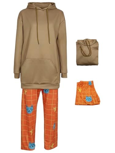 Hallojojo Damen Rumi Cosplay Kostüm Pyjamas Set Anime Demon Hunters Verkleidung Girl Group Rumi Uniform Weihnachten Halloween Karneval Party Fancy Bühnenauftritt Kostüm Erwachsene Größe 160-190 Hallojojo Damen Rumi Cosplay Kostüm Pyjamas Set Anime Demon Hunters Verkleidung Girl Group Rumi Uniform Weihnachten Halloween Karneval Party Fancy Bühnenauftritt Kostüm Erwachsene Größe 160-190 von Hallojojo