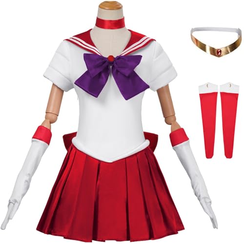 Hallojojo Damen Sailor Moon Kostüm Cosplay Anime Sailor Pluto Sailor Mercury Sailor Mars Sailor Uranus Transformation Uniform Set für Halloween Karneval Party Geburtstag Maskenball Fancy Verkleidung Hallojojo Damen Sailor Moon Kostüm Cosplay Anime Sailor Pluto Sailor Mercury Sailor Mars Sailor Uranus Transformation Uniform Set für Halloween Karneval Party Geburtstag Maskenball Fancy Verkleidung von Hallojojo