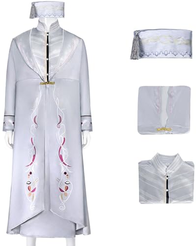 Hallojojo Dumbledore Kostüm mit Hut Herren Cosplay Magie Akademie Albus Dumbledore Uniform Set Kapuzenjacke und Futter für Fancy Dress Up Halloween Karneval Party Geburtstag Maskerade Verkleidung Hallojojo Dumbledore Kostüm mit Hut Herren Cosplay Magie Akademie Albus Dumbledore Uniform Set Kapuzenjacke und Futter für Fancy Dress Up Halloween Karneval Party Geburtstag Maskerade Verkleidung von Hallojojo