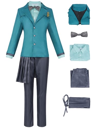 Hallojojo Elphaba Cosplay Kostüm Wicked Verkleidung Hexen Kostüm Elphaba Schuluniform Grüne Weihnachten Halloween Karneval Party Bühnenauftritt Fancy Dress für Erwachsene Hallojojo Elphaba Cosplay Kostüm Wicked Verkleidung Hexen Kostüm Elphaba Schuluniform Grüne Weihnachten Halloween Karneval Party Bühnenauftritt Fancy Dress für Erwachsene von Hallojojo