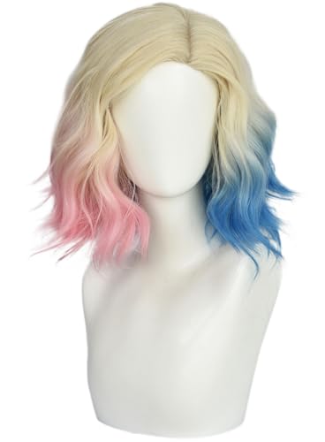 Hallojojo Enid Sinclair Cosplay Perücken Damen 36CM Farbverlauf Kurze Fluffig Wellenlocken Perücke Verkleidung Wolfsfrau Enid Halloween Karneval Party Maskenball Kostüm Zubehör Anime Wig Hallojojo Enid Sinclair Cosplay Perücken Damen 36CM Farbverlauf Kurze Fluffig Wellenlocken Perücke Verkleidung Wolfsfrau Enid Halloween Karneval Party Maskenball Kostüm Zubehör Anime Wig von Hallojojo