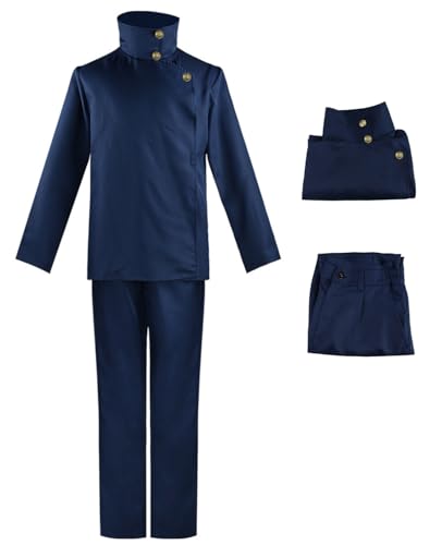 Hallojojo Fushiguro Megumi Cosplay Kostüm Set mit Perücke Anime Jujutsu Kaisen Verkleidung Megumi Fushiguro Schuluniform Weihnachten Halloween Karneval Party Fancy Kostüm für Erwachsene Hallojojo Fushiguro Megumi Cosplay Kostüm Set mit Perücke Anime Jujutsu Kaisen Verkleidung Megumi Fushiguro Schuluniform Weihnachten Halloween Karneval Party Fancy Kostüm für Erwachsene von Hallojojo