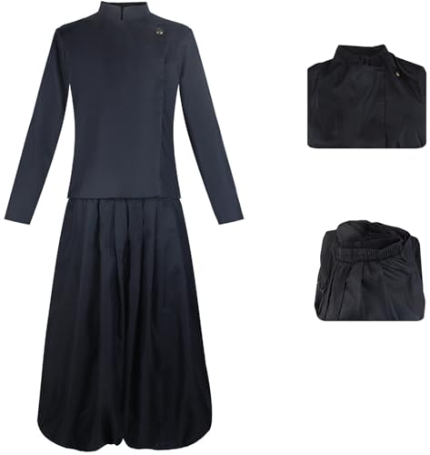Hallojojo Geto Suguru Kostüm Herren Cosplay Anime Beschwörer Geto Suguru Schuluniform Anzug Top Hose mit Perücke für Fancy Dress Up Halloween Karneval Party Maskenball Verkleidung Hallojojo Geto Suguru Kostüm Herren Cosplay Anime Beschwörer Geto Suguru Schuluniform Anzug Top Hose mit Perücke für Fancy Dress Up Halloween Karneval Party Maskenball Verkleidung von Hallojojo