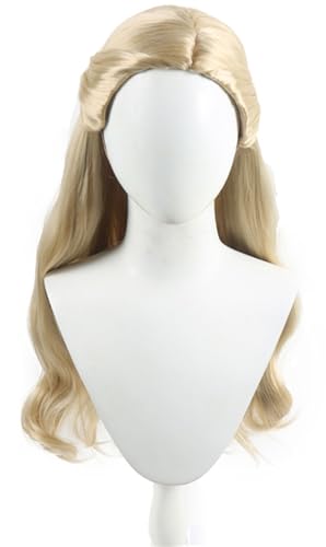 Hallojojo Glinda Cosplay Perücken Damen 60CM Gold Lange Locken Kostümperücke Verkleidung Wicked Fee Glinda Halloween Karneval Party Maskenball Prinzessin Zubehör Wig Hallojojo Glinda Cosplay Perücken Damen 60CM Gold Lange Locken Kostümperücke Verkleidung Wicked Fee Glinda Halloween Karneval Party Maskenball Prinzessin Zubehör Wig von Hallojojo