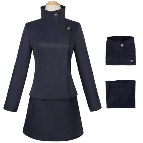 Hallojojo Ieiri Shoko Cosplay Kostüm Komplettes Set mit Perücke Anime Jujutsu Kaisen Verkleidung Shoko Ieiri Schuluniform Weihnachten Halloween Karneval Party Fancy Kostüm für Erwachsene Hallojojo Ieiri Shoko Cosplay Kostüm Komplettes Set mit Perücke Anime Jujutsu Kaisen Verkleidung Shoko Ieiri Schuluniform Weihnachten Halloween Karneval Party Fancy Kostüm für Erwachsene von Hallojojo