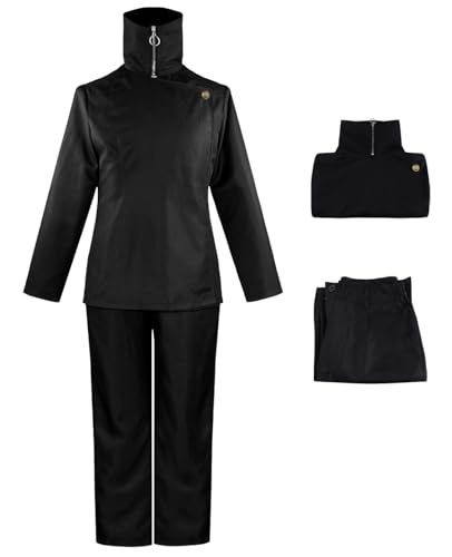 Hallojojo Inumaki Toge Cosplay Kostüm Set mit Perücke Anime Jujutsu Kaisen Verkleidung Toge Inumaki Cosplay Schuluniform Weihnachten Halloween Karneval Party Fancy Kostüm für Erwachsene Hallojojo Inumaki Toge Cosplay Kostüm Set mit Perücke Anime Jujutsu Kaisen Verkleidung Toge Inumaki Cosplay Schuluniform Weihnachten Halloween Karneval Party Fancy Kostüm für Erwachsene von Hallojojo