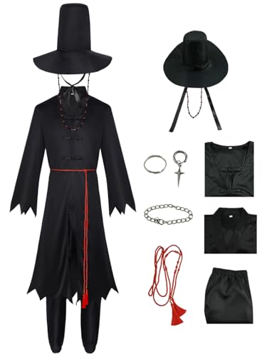 Hallojojo Jungen Saja Boys Jinu Cosplay Kostüm mit Hut Anime Demon Hunters Verkleidung Sajaboys Jinu Uniform Weihnachten Halloween Karneval Party Bühnenauftritt Kostüm Kinder 110-150 Hallojojo Jungen Saja Boys Jinu Cosplay Kostüm mit Hut Anime Demon Hunters Verkleidung Sajaboys Jinu Uniform Weihnachten Halloween Karneval Party Bühnenauftritt Kostüm Kinder 110-150 von Hallojojo