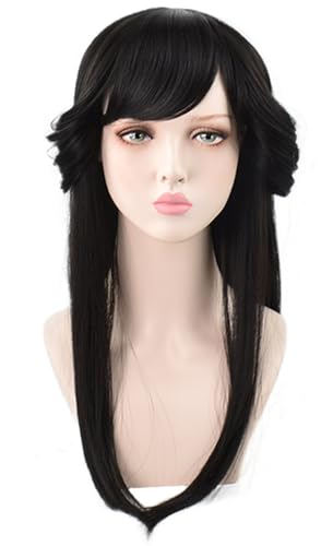 Hallojojo Kyoko Hayakawa Cosplay Perücken Damen Schwarz Glatthaar Perücke Verkleidung Kyoko Hayakawa Kostümperücke Halloween Karneval Party Maskenball Zubehör Anime Wig Hallojojo Kyoko Hayakawa Cosplay Perücken Damen Schwarz Glatthaar Perücke Verkleidung Kyoko Hayakawa Kostümperücke Halloween Karneval Party Maskenball Zubehör Anime Wig von Hallojojo
