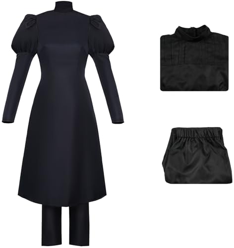 Hallojojo MEI MEI Kostüm Damen Cosplay Anime Beschwörer MEI MEI Uniform Set Kleid und Hose für Fancy Dress Up Halloween Karneval Party Maskenball Verkleidung von Hallojojo