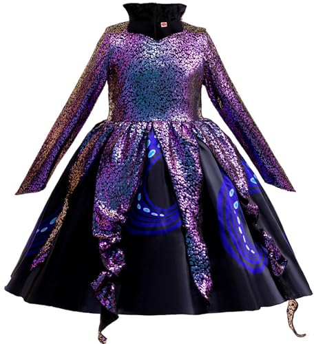 Hallojojo Mädchen Ursula Kostüm Fasching Cosplay Kleine Meerjungfrau Hexe Ursula Octopus Festkleid für Dress Up Halloween Weihnachten Karneval Party Geburtstag Ballkleid Verkleidung, 3-13 Jahre Hallojojo Mädchen Ursula Kostüm Fasching Cosplay Kleine Meerjungfrau Hexe Ursula Octopus Festkleid für Dress Up Halloween Weihnachten Karneval Party Geburtstag Ballkleid Verkleidung, 3-13 Jahre von Hallojojo