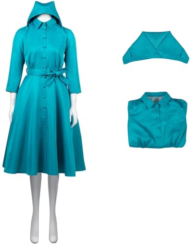Hallojojo Mildred Kostüm Damen Cosplay Ratched Nurse Mildred Uniform Kleid und Hut für Fancy Dress Up Halloween Karneval Party Geburtstag Maskerade Verkleidung Hallojojo Mildred Kostüm Damen Cosplay Ratched Nurse Mildred Uniform Kleid und Hut für Fancy Dress Up Halloween Karneval Party Geburtstag Maskerade Verkleidung von Hallojojo