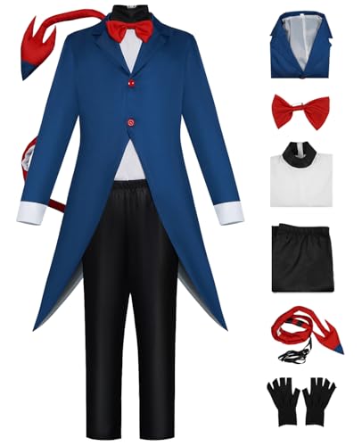 Hallojojo Moxxie Cosplay Kostüm Blau Blazer Anime Hazbin Hotel Verkleidung Helluva Boss Moxxie Uniform Weihnachten Halloween Karneval Party Bühnenauftritt Fancy Kostüm für Erwachsene Hallojojo Moxxie Cosplay Kostüm Blau Blazer Anime Hazbin Hotel Verkleidung Helluva Boss Moxxie Uniform Weihnachten Halloween Karneval Party Bühnenauftritt Fancy Kostüm für Erwachsene von Hallojojo