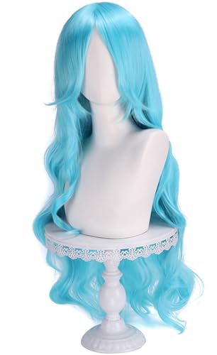Hallojojo Nefertari Vivi Cosplay Perücken Damen 60CM Lange Wellenlocken Perücke Verkleidung Piraten Prinzessin Nefertari Vivi Kostümperücke Halloween Karneval Party Maskenball Zubehör Anime Wig Hallojojo Nefertari Vivi Cosplay Perücken Damen 60CM Lange Wellenlocken Perücke Verkleidung Piraten Prinzessin Nefertari Vivi Kostümperücke Halloween Karneval Party Maskenball Zubehör Anime Wig von Hallojojo