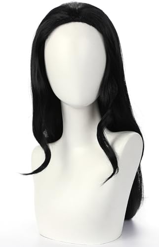 Hallojojo Nico Robin Cosplay Perücken Damen 65CM Schwarz Lange Glattes Haar Perücke Verkleidung Piraten König Nico Robin Kostümperücke Halloween Karneval Party Maskenball Zubehör Anime Wig Hallojojo Nico Robin Cosplay Perücken Damen 65CM Schwarz Lange Glattes Haar Perücke Verkleidung Piraten König Nico Robin Kostümperücke Halloween Karneval Party Maskenball Zubehör Anime Wig von Hallojojo