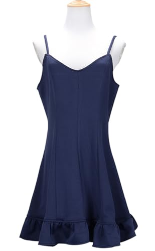 Hallojojo Nico Robin Kostüm Damen Cosplay Anime Piraten Könige Nico Robin Trägerkleid für Fancy Dress Up Halloween Karneval Party Maskerade Strandurlaub Verkleidung von Hallojojo