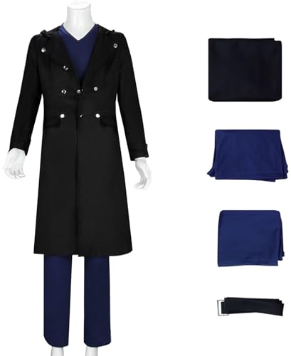 Hallojojo Shigaraki Tomura Kostüm Herren Cosplay Anime My Hero Academy One for All Tomura Shigaraki Uniform Set Jacke Top Hose Gürtel für Dress Up Halloween Karneval Party Maskenball Verkleidung Hallojojo Shigaraki Tomura Kostüm Herren Cosplay Anime My Hero Academy One for All Tomura Shigaraki Uniform Set Jacke Top Hose Gürtel für Dress Up Halloween Karneval Party Maskenball Verkleidung von Hallojojo