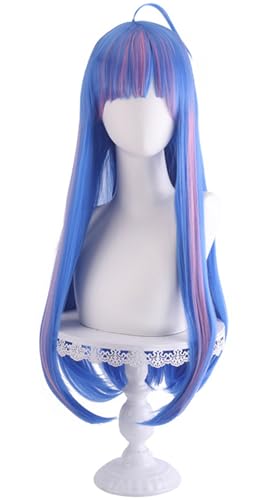 Hallojojo Ulti Cosplay Perücken Damen 75CM Lange Mischfarben Glattes Haar Perücke mit Pony Verkleidung Piraten Ulti Kostümperücke Halloween Karneval Party Maskenball Zubehör Anime Wig Hallojojo Ulti Cosplay Perücken Damen 75CM Lange Mischfarben Glattes Haar Perücke mit Pony Verkleidung Piraten Ulti Kostümperücke Halloween Karneval Party Maskenball Zubehör Anime Wig von Hallojojo