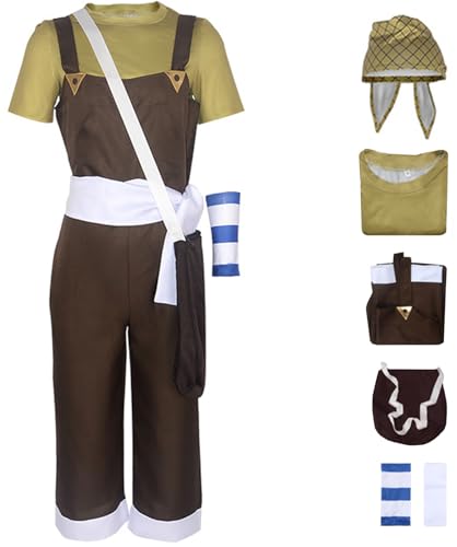 Hallojojo Usopp Kostüm Herren Cosplay Piraten König Anime Usopp Uniform Weste Hose und Kapuze Handgelenkschutz Gürtel Tasche für Dress Up Halloween Karneval Party Geburtstag Maskenball Verkleidung Hallojojo Usopp Kostüm Herren Cosplay Piraten König Anime Usopp Uniform Weste Hose und Kapuze Handgelenkschutz Gürtel Tasche für Dress Up Halloween Karneval Party Geburtstag Maskenball Verkleidung von Hallojojo