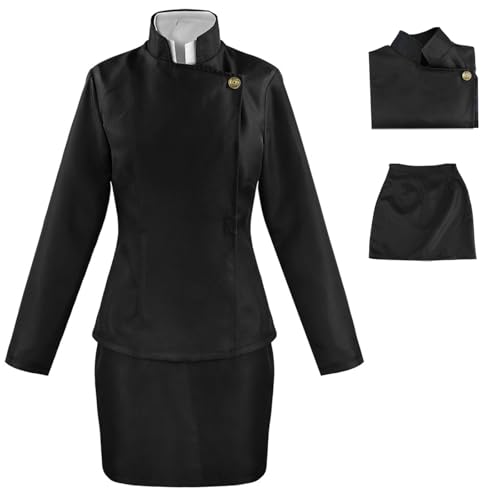 Hallojojo Zenin Maki Cosplay Kostüm Komplettes Set mit Perücke Anime Jujutsu Kaisen Verkleidung Maki Zenin Cosplay Schuluniform Weihnachten Halloween Karneval Party Fancy Kostüm für Erwachsene Hallojojo Zenin Maki Cosplay Kostüm Komplettes Set mit Perücke Anime Jujutsu Kaisen Verkleidung Maki Zenin Cosplay Schuluniform Weihnachten Halloween Karneval Party Fancy Kostüm für Erwachsene von Hallojojo