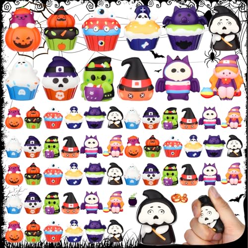 Halloscume Halloween-Stressbälle, Halloween-Eier, Squishy-Spielzeug, Korbfüller, langsam steigender Stress, Kürbis-Geist, Squishies, Spielzeug für Partygeschenke, Klassenzimmer, Belohnungen für Süßes Halloscume Halloween-Stressbälle, Halloween-Eier, Squishy-Spielzeug, Korbfüller, langsam steigender Stress, Kürbis-Geist, Squishies, Spielzeug für Partygeschenke, Klassenzimmer, Belohnungen für Süßes von Halloscume