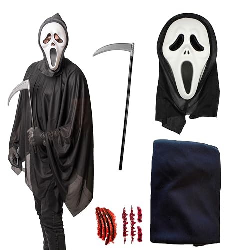 4-teiliges Ghoul Kostüm – Halloween-Kostüme für Herren – Erwachsene und Teenager, Einheitsgröße, trendiges Kostüm 2024 – britische Marke 4-teiliges Ghoul Kostüm – Halloween-Kostüme für Herren – Erwachsene und Teenager, Einheitsgröße, trendiges Kostüm 2024 – britische Marke von Halloweenmania