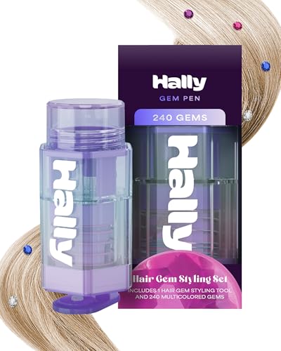 Hally Hair Edelsteinstift-Applikator – 240 mehrfarbige selbstklebende Edelstein-Aufkleber – Haarschmuck – stilvolles Haar-Accessoire für Schule, Halloween, Festivals, Hochzeiten, Partys und mehr Hally Hair Edelsteinstift-Applikator – 240 mehrfarbige selbstklebende Edelstein-Aufkleber – Haarschmuck – stilvolles Haar-Accessoire für Schule, Halloween, Festivals, Hochzeiten, Partys und mehr von Hally Hair