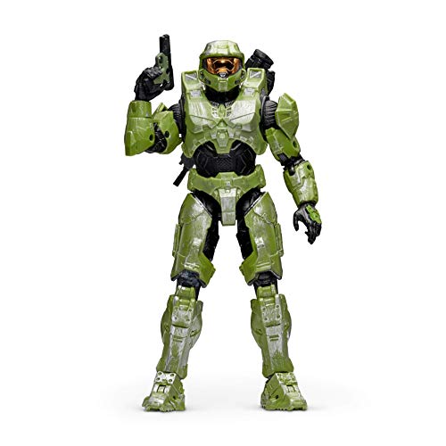 Halo HLW0018 6.5" The 16,5 cm Spartan Collection-Master Chief hoch, beweglich mit Waffenzubehör-Skaliert zum Spielen & Präsentieren, Mehrfarbig von Halo