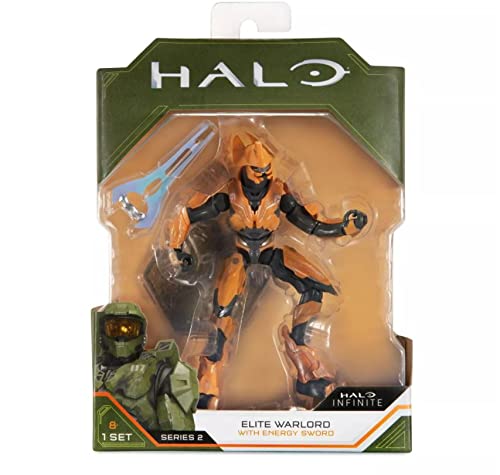 Halo Infinite World of Halo 10,2 cm Figuren Serie 1 2 3 4 Kollektion (wählen Sie Figur) (Elite Warlord) von HALO