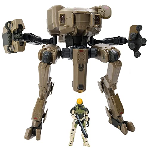 World of Halo Deluxe-Figur – UNSC Mantis und Spartan Eva – Rüstungsabwehrsystem – Bauen Sie Ihr Halo Universum aus von Halo