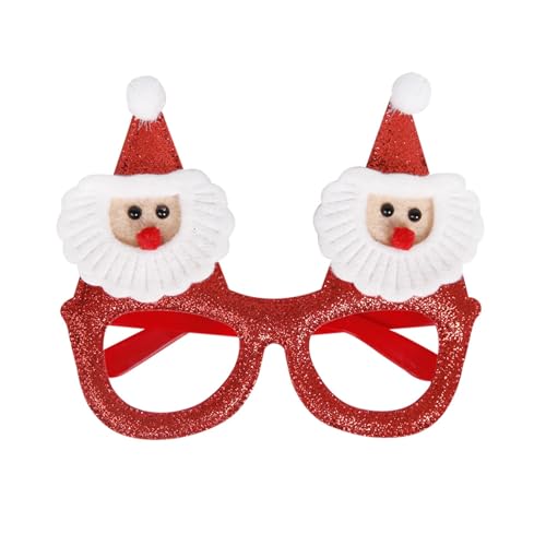 Haloppe Party Brille Rahmen Nette Weihnachtsdekoration Weihnachten Lustige Brillen I von Haloppe