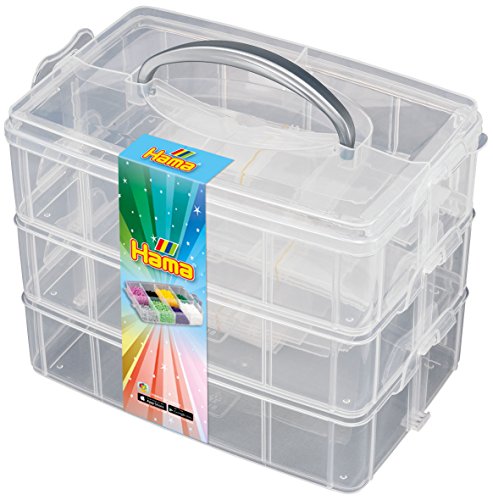 Hama Bügelperlen HA06750, Bügelperlen midi Sortierbox groß leer, beliebteste Größe im HAMA-Programm, für Kinder ab 5 Jahren, für Kinder ungefährlich, falls sie verschluckt werden, mehrfarbig, large, 10.675 Hama Bügelperlen HA06750, Bügelperlen midi Sortierbox groß leer, beliebteste Größe im HAMA-Programm, für Kinder ab 5 Jahren, für Kinder ungefährlich, falls sie verschluckt werden, mehrfarbig, large, 10.675 von Hama