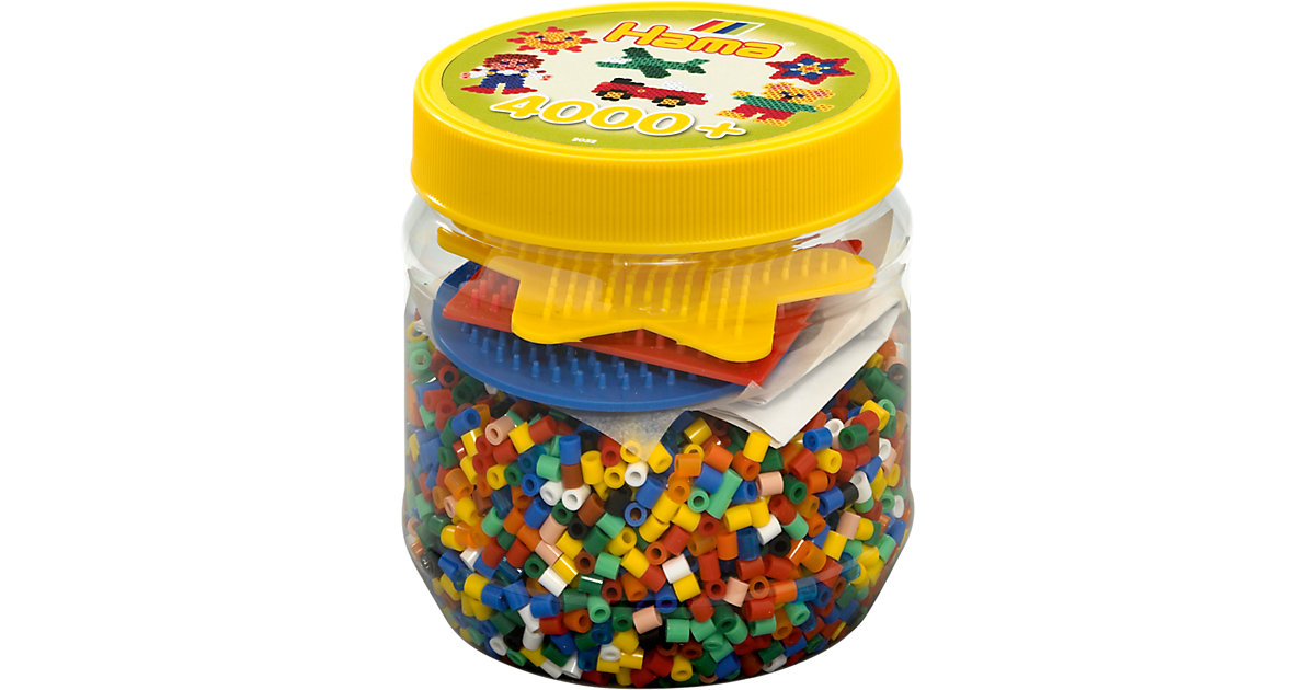 HAMA 2052 Dose gelb mit 4.000 midi-Perlen & Zubehör HAMA 2052 Dose gelb mit 4.000 midi-Perlen & Zubehör von Hama Perlen
