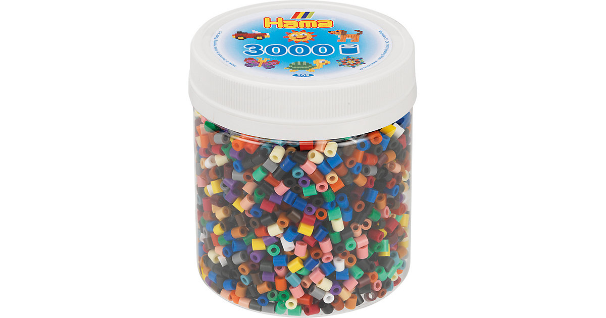 HAMA 209-67 Dose mit 3.000 midi-Perlen im Volltonmix HAMA 209-67 Dose mit 3.000 midi-Perlen im Volltonmix von Hama Perlen