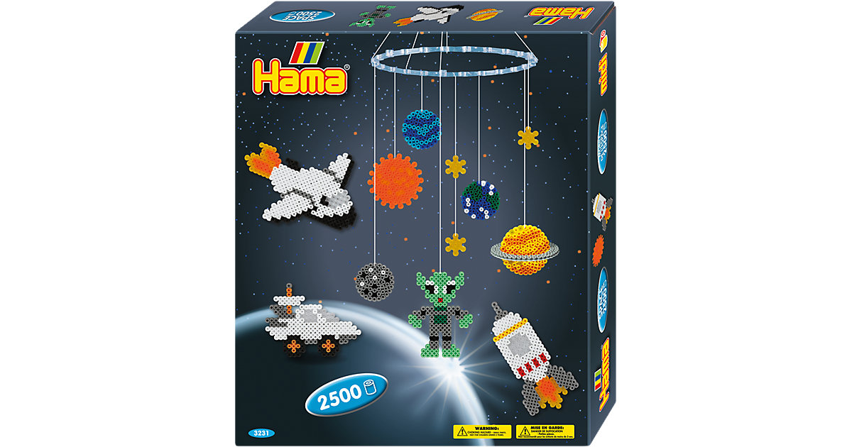 HAMA 3231 Mobile Weltraum, 2.500 midi-Perlen & Zubehör HAMA 3231 Mobile Weltraum, 2.500 midi-Perlen & Zubehör von Hama Perlen
