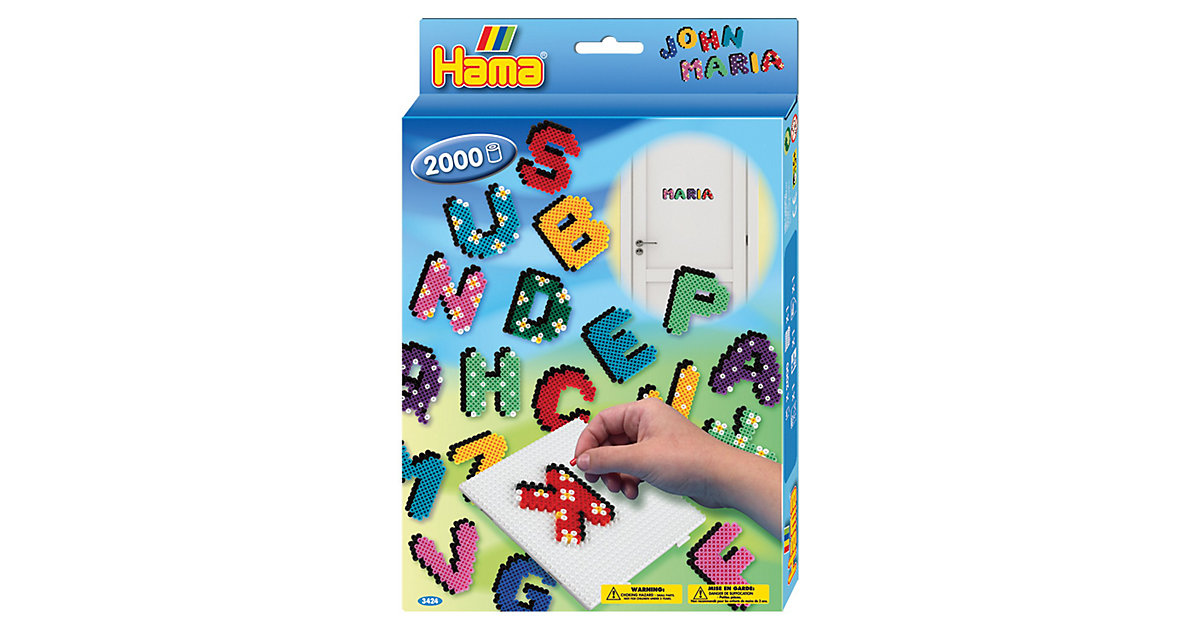 HAMA 3424 Geschenkset Buchstaben, 2.000 midi-Perlen & Zubehör HAMA 3424 Geschenkset Buchstaben, 2.000 midi-Perlen & Zubehör von Hama Perlen