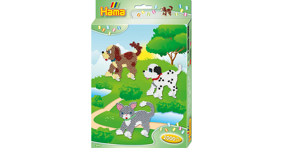 HAMA 3449 Geschenkpackung Hund und Katze mit 2.000 midi-Perlen& Zubehör HAMA 3449 Geschenkpackung Hund und Katze mit 2.000 midi-Perlen& Zubehör von Hama Perlen