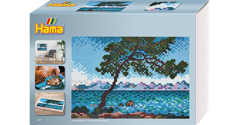 HAMA 3606 Art - Geschenkbox Claude Monet mit 10.000 midi-Perlen & Zubehör von Hama Perlen