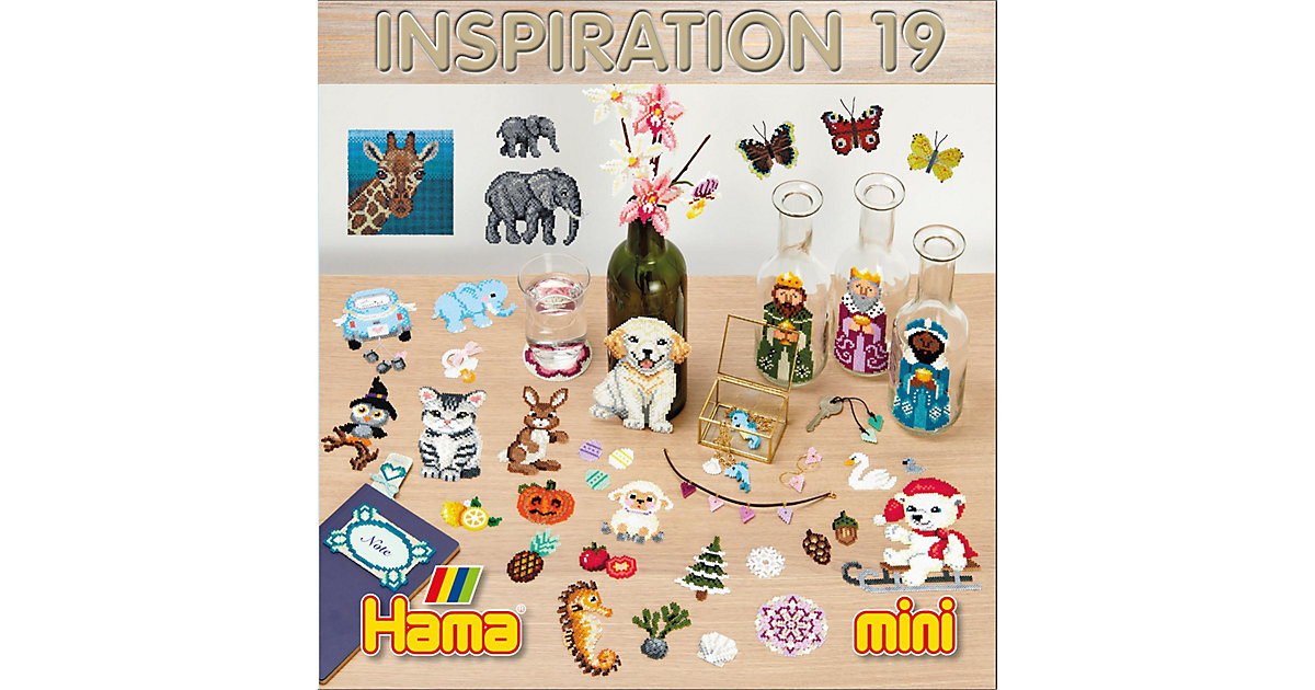 HAMA 399-19 Inspirationsheft 19 mini-Perlen Kinder HAMA 399-19 Inspirationsheft 19 mini-Perlen Kinder von Hama Perlen