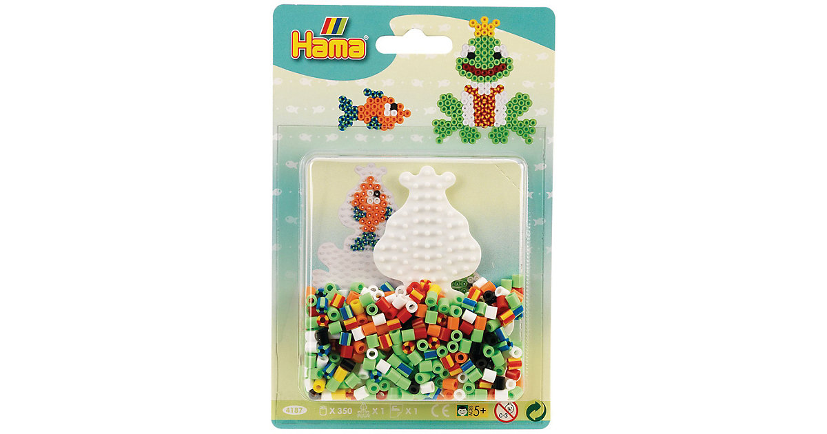 HAMA 4187 Blister Streifenperlen Frosch, 350 midi-Perlen & Zubehör HAMA 4187 Blister Streifenperlen Frosch, 350 midi-Perlen & Zubehör von Hama Perlen