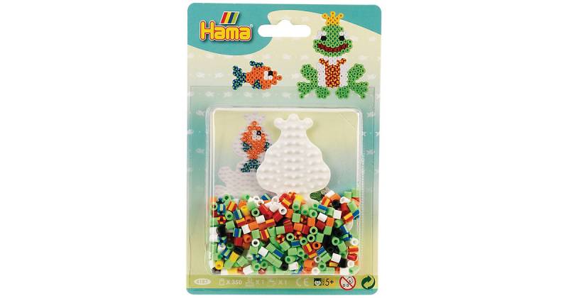 HAMA 4187 Blister Streifenperlen Frosch, 350 midi-Perlen & Zubehör von Hama Perlen