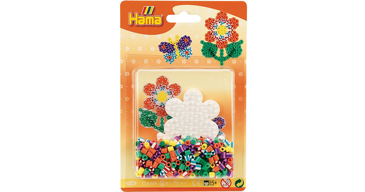 HAMA 4188 Blister Streifenperlen Blume, 350 midi-Perlen & Zubehör HAMA 4188 Blister Streifenperlen Blume, 350 midi-Perlen & Zubehör von Hama Perlen