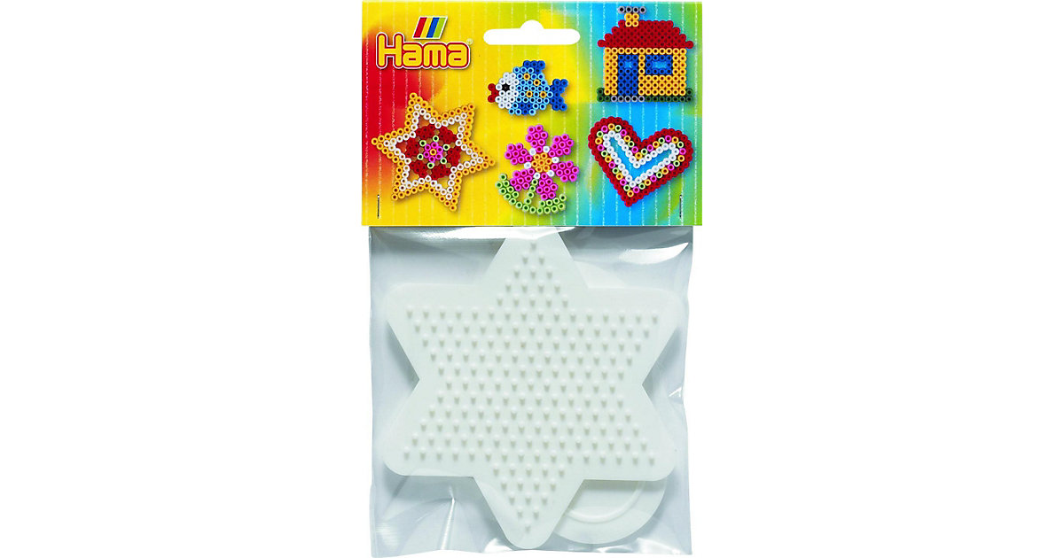 HAMA 4452 midi-Stiftplatten Herz & Stern von Hama Perlen