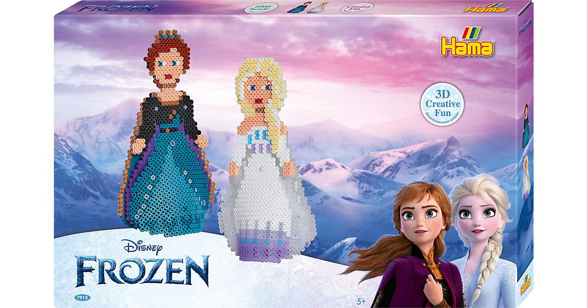 HAMA 7915 Super Geschenkpackung Frozen mit 6.000 midi-Perlen & Zubehör von Hama Perlen